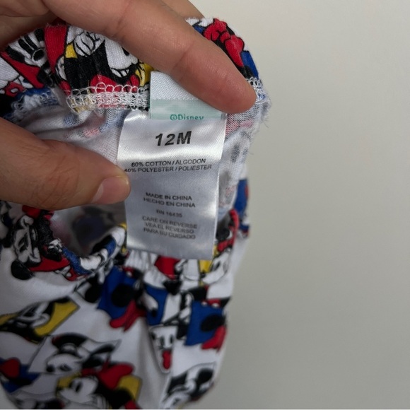 Disney Baby Mickey Mouse and Minnie Multicolor Shorts-Baby’s Size 12 Months - Picture 6 of 6